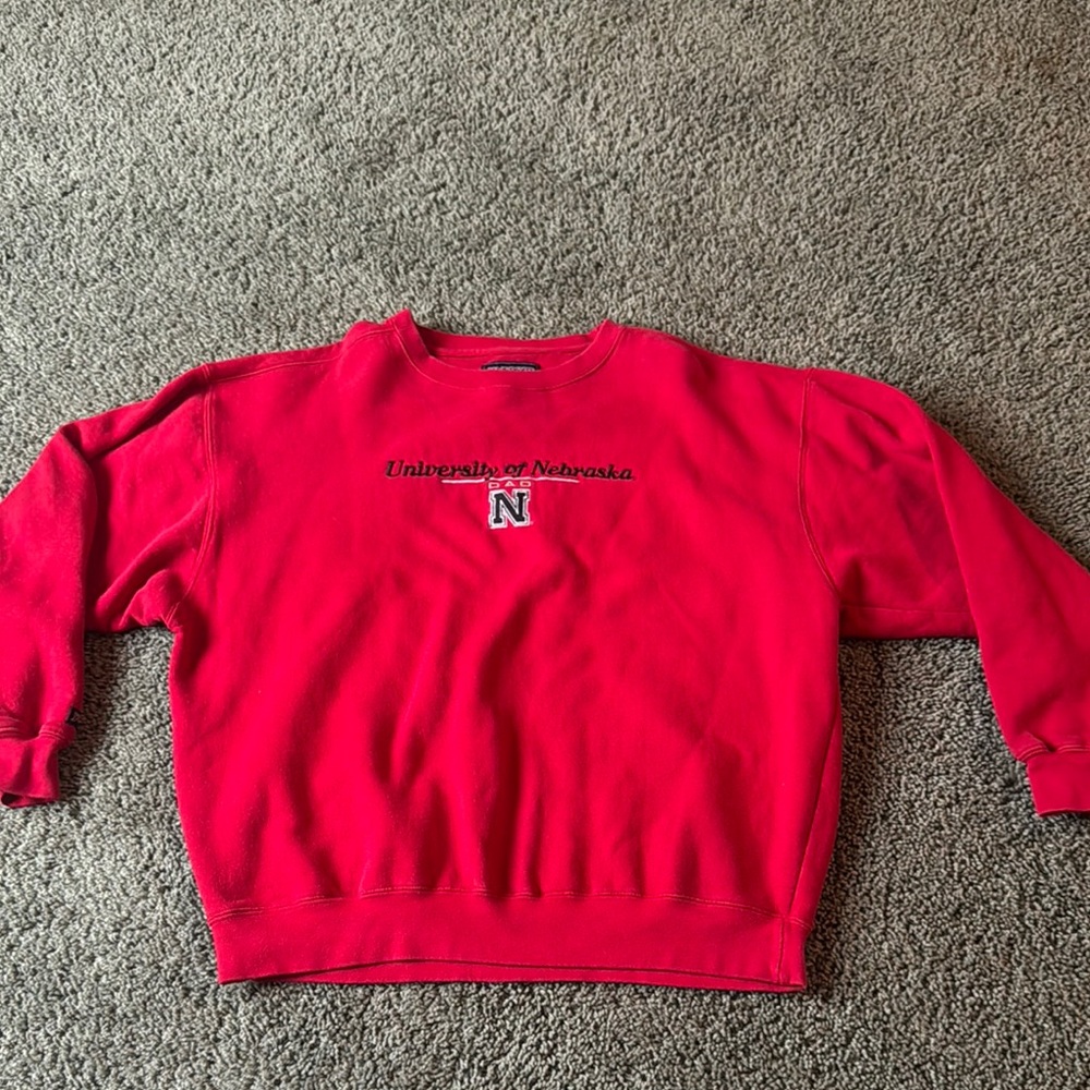 University of Nebraska DAD Red Crewneck